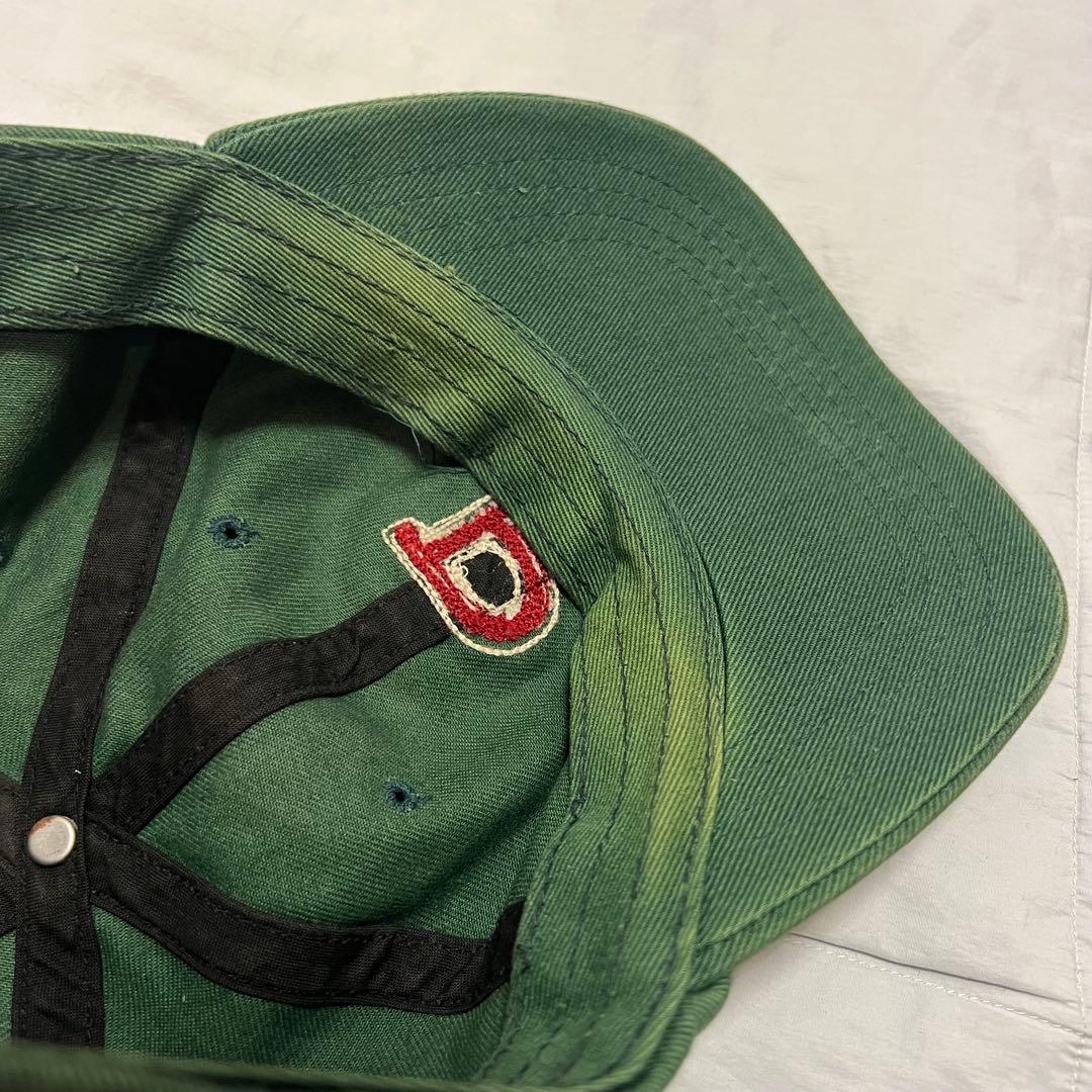 POLO SPORT ストラップコットンCAP グリーン 90s 激レア 星条旗