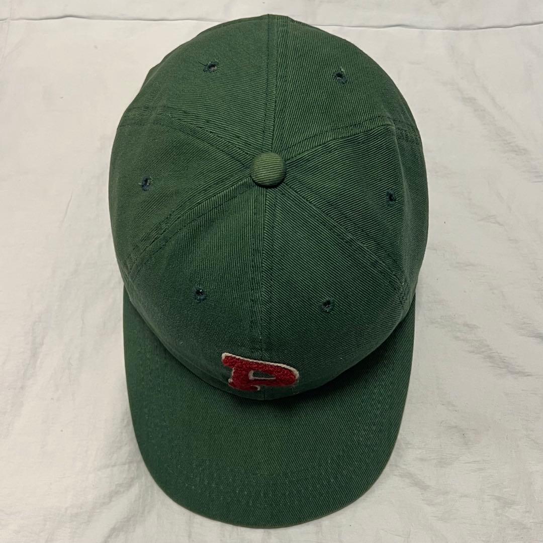 POLO SPORT ストラップコットンCAP グリーン 90s 激レア 星条旗