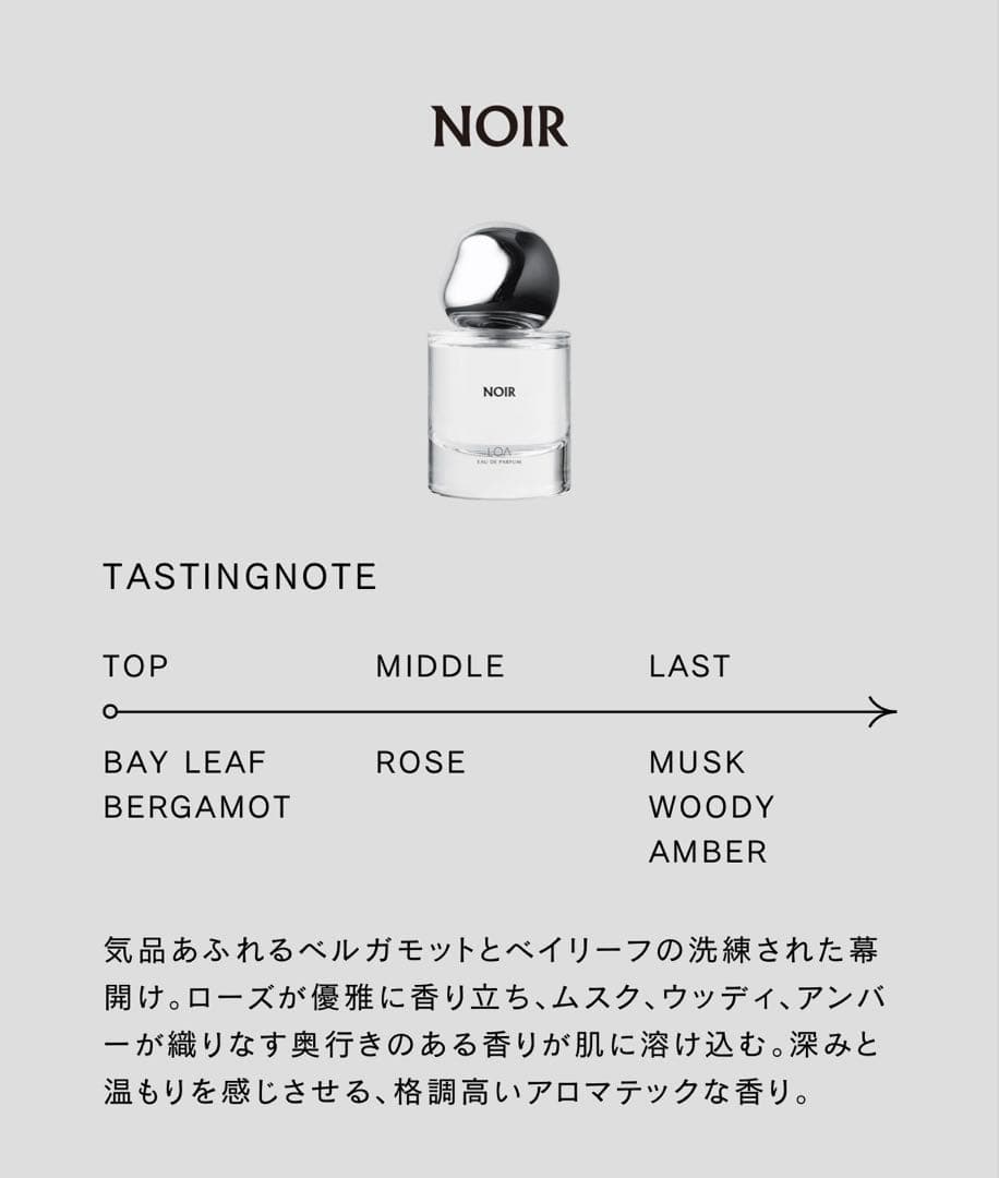 LOA NOIR ノワール オードパルァム　30ml