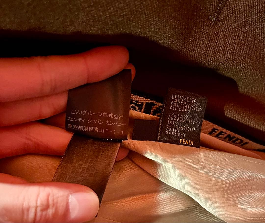 fendi チェスターコート　ジャケット　archive