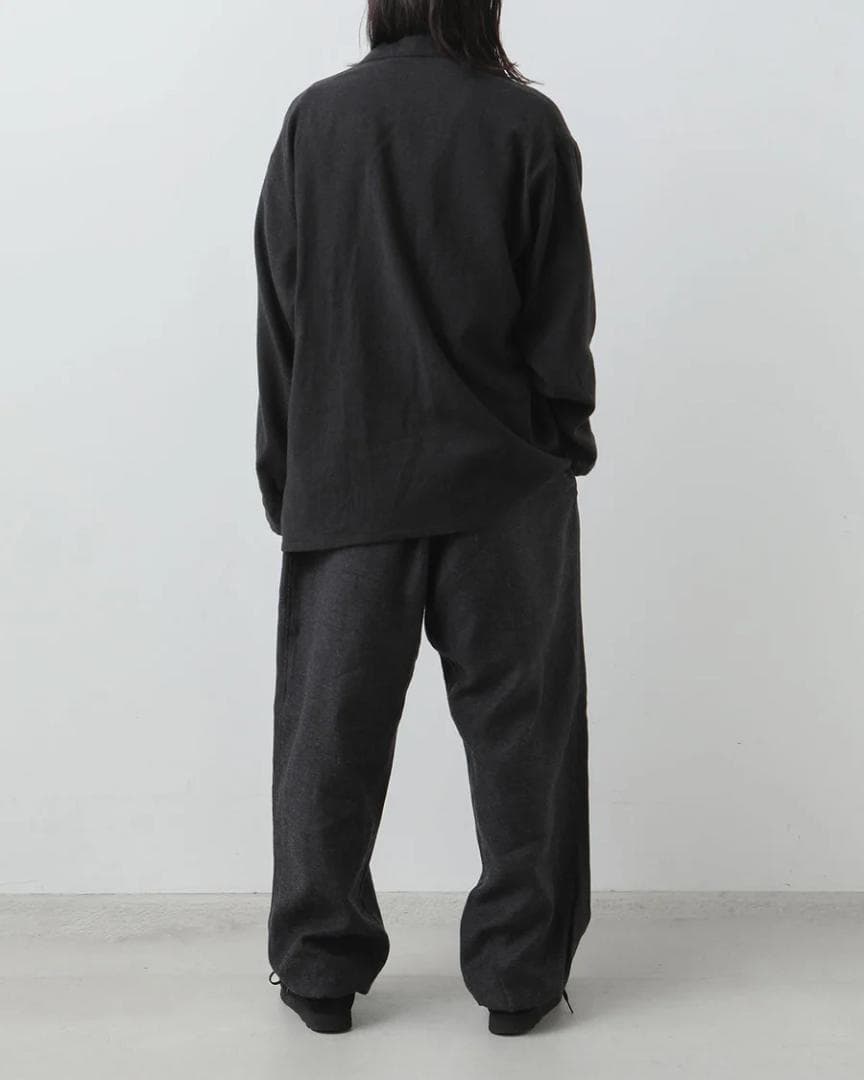 COMOLI24AWカシミヤシルクジャケット&ドローストリングパンツセットアップ