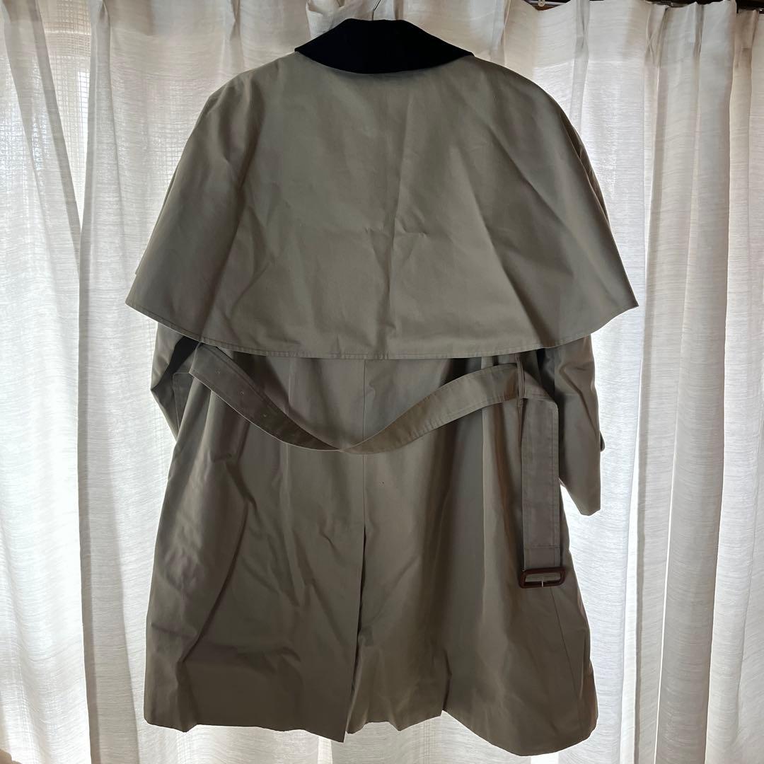 BURBERRY　ケープ付きコート　ステンカラーコート　オーバーサイズ　7AR