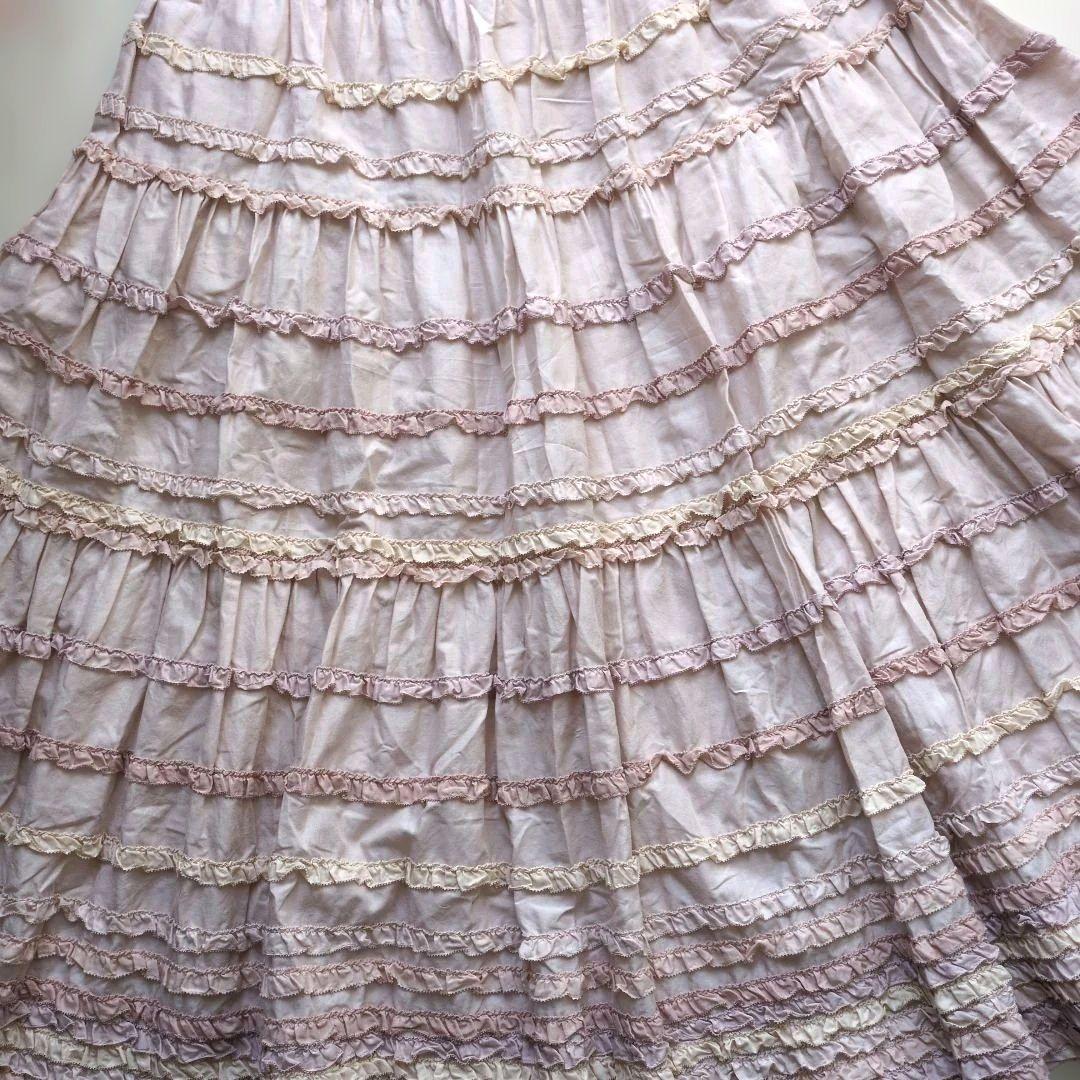 新品 ピンクハウス♥グラデーションピコフリルスカート