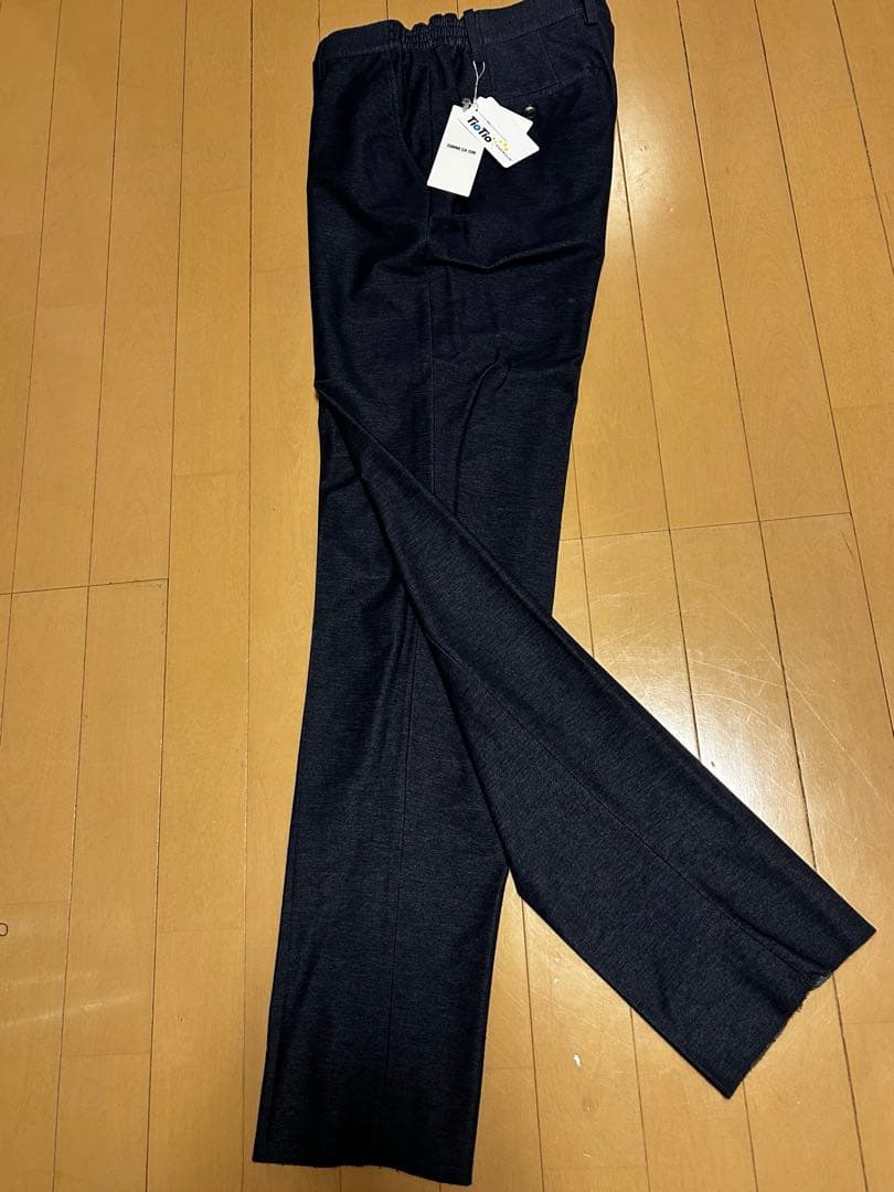新品　COMME CA ISM ダークブルー（デニム様） ブレザー &パンツ