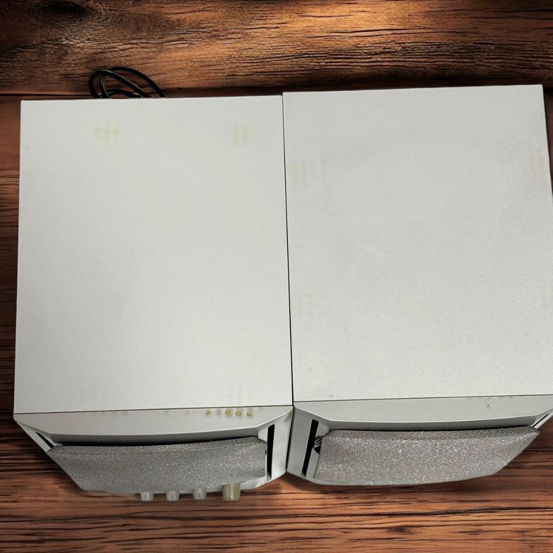 ☆良品 ONKYO WAVIO GX-77M W モニターアンプ内蔵 スピーカー