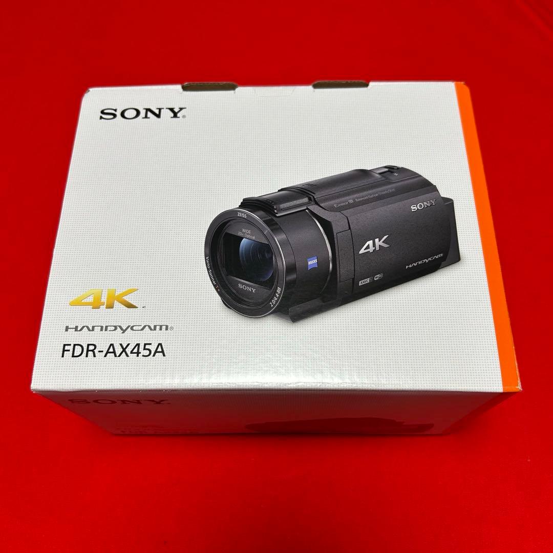 極美品　SONY FDR-AX45 4Kビデオカメラ バッテリー×2
