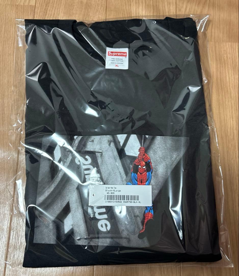 Supreme Spider Man Tee ブラック XL