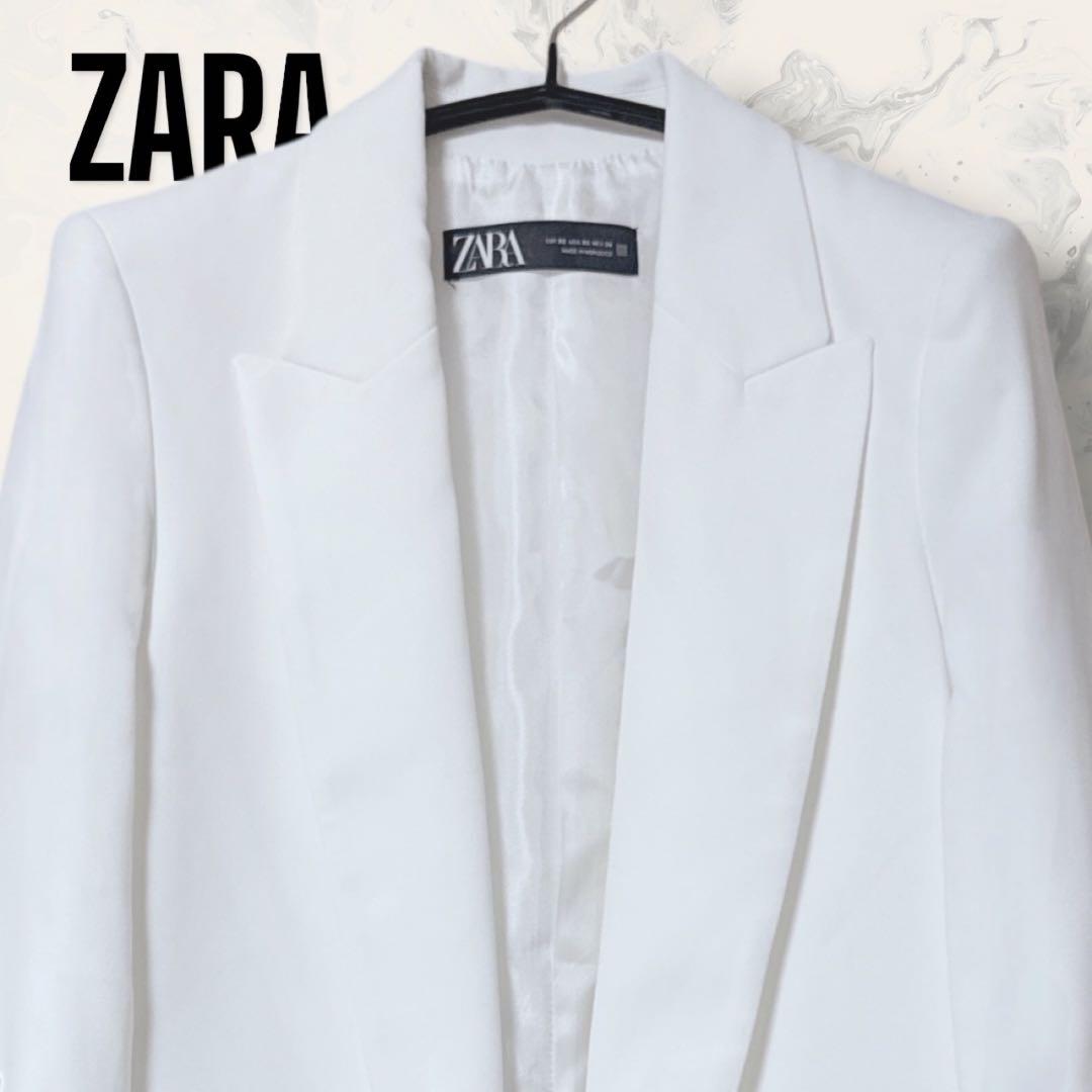 【未使用】 ZARA 肩パッド ロールアップ スリーブ テーラード ジャケット