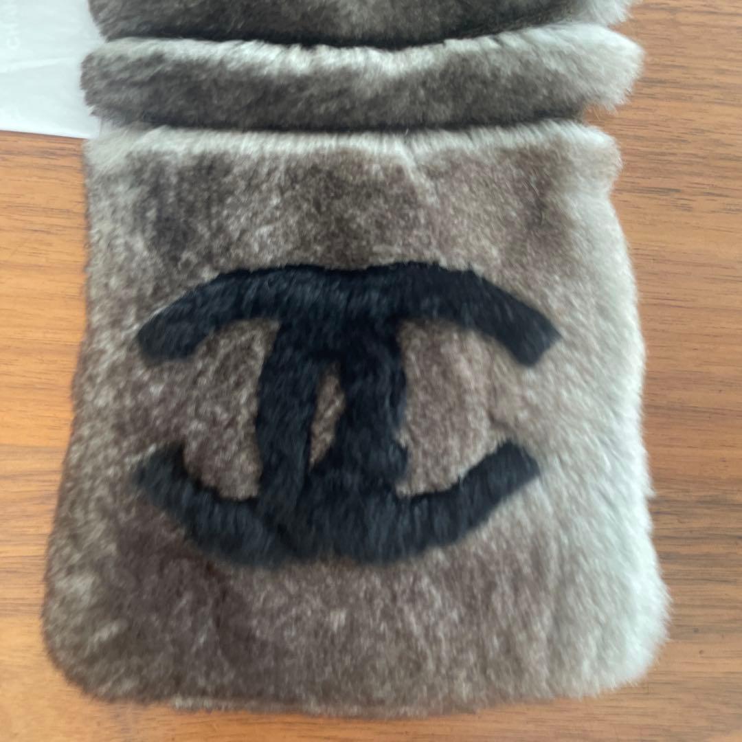 CHANEL オリラグ　ファーマフラー