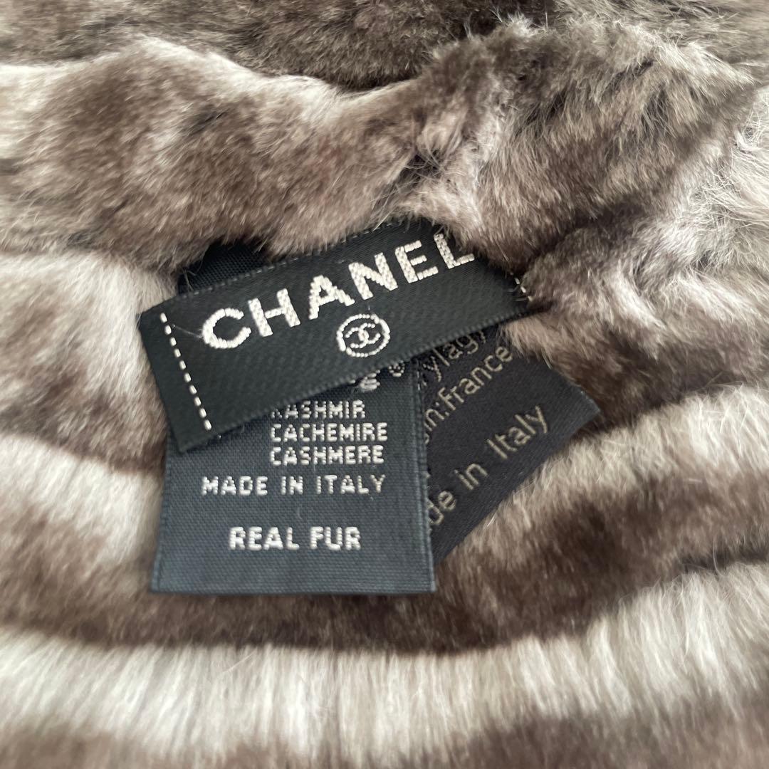 CHANEL オリラグ　ファーマフラー