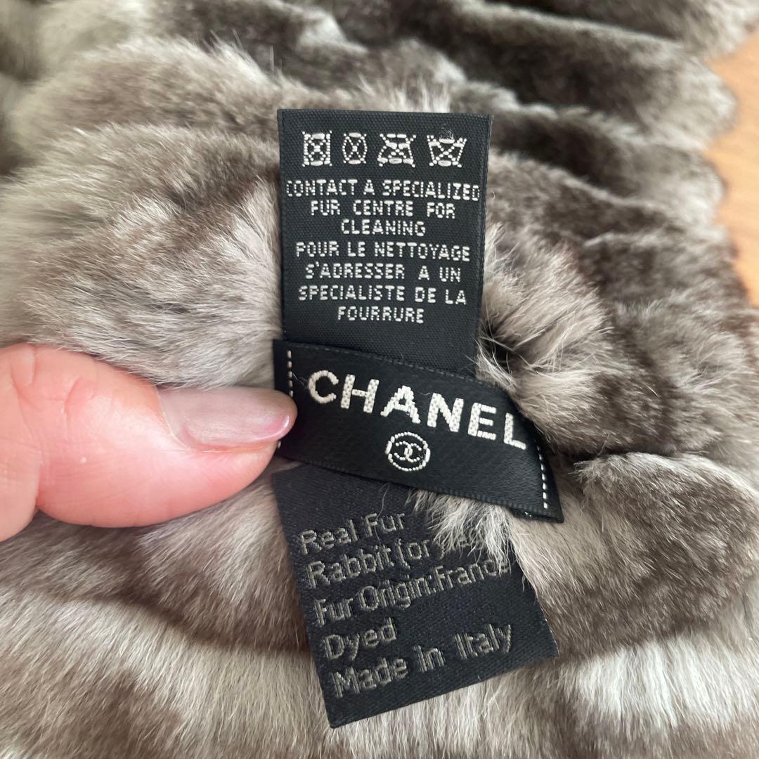 CHANEL オリラグ　ファーマフラー