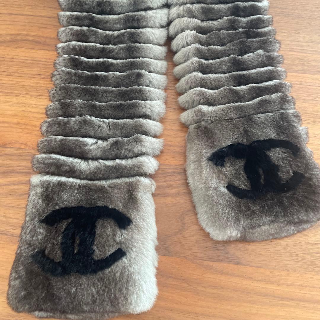 CHANEL オリラグ　ファーマフラー