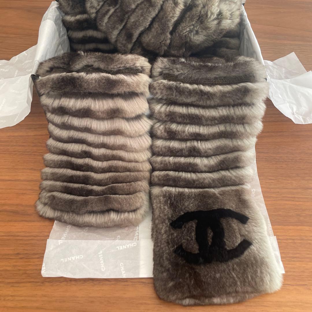 CHANEL オリラグ　ファーマフラー