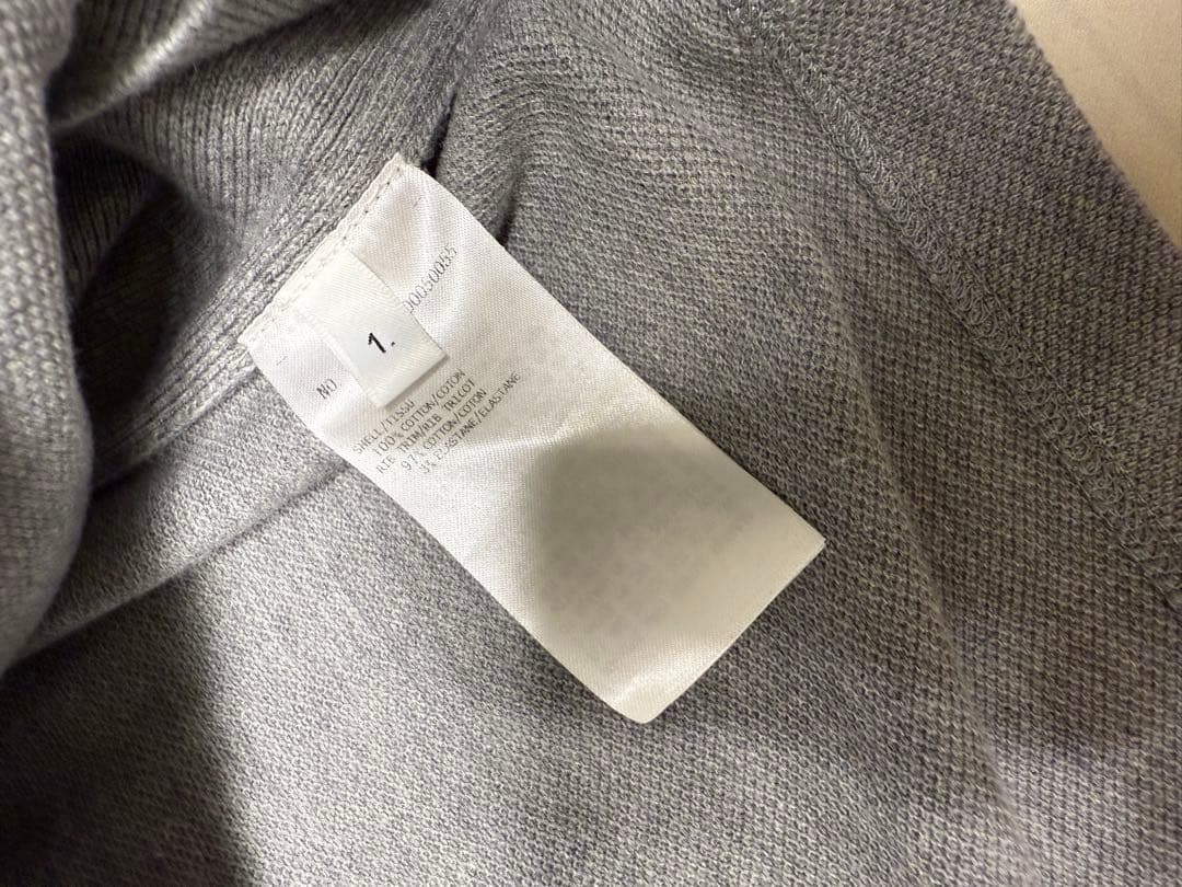 THOM BROWNE グレー Tシャツ　サイズ1 半袖　トムブラウン