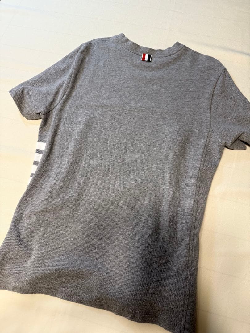THOM BROWNE グレー Tシャツ　サイズ1 半袖　トムブラウン