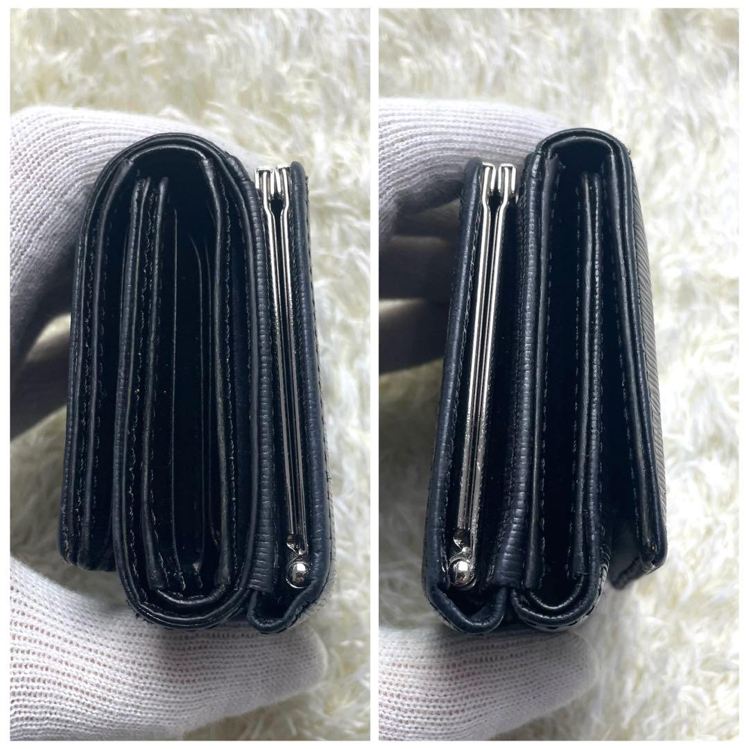 付属品完備 ヴィヴィアンウエストウッド 三つ折り財布 がま口 アドバン カーキ