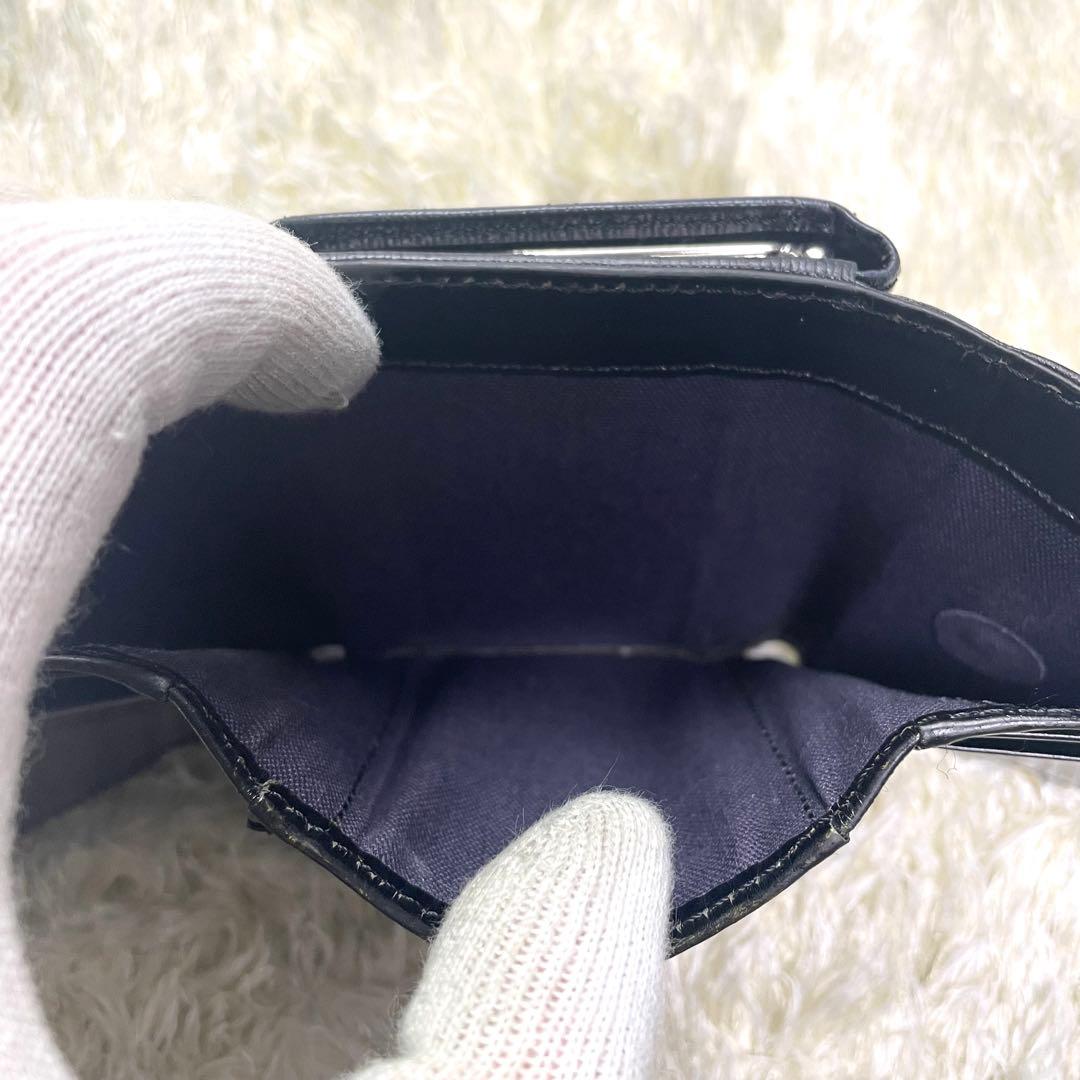 付属品完備 ヴィヴィアンウエストウッド 三つ折り財布 がま口 アドバン カーキ