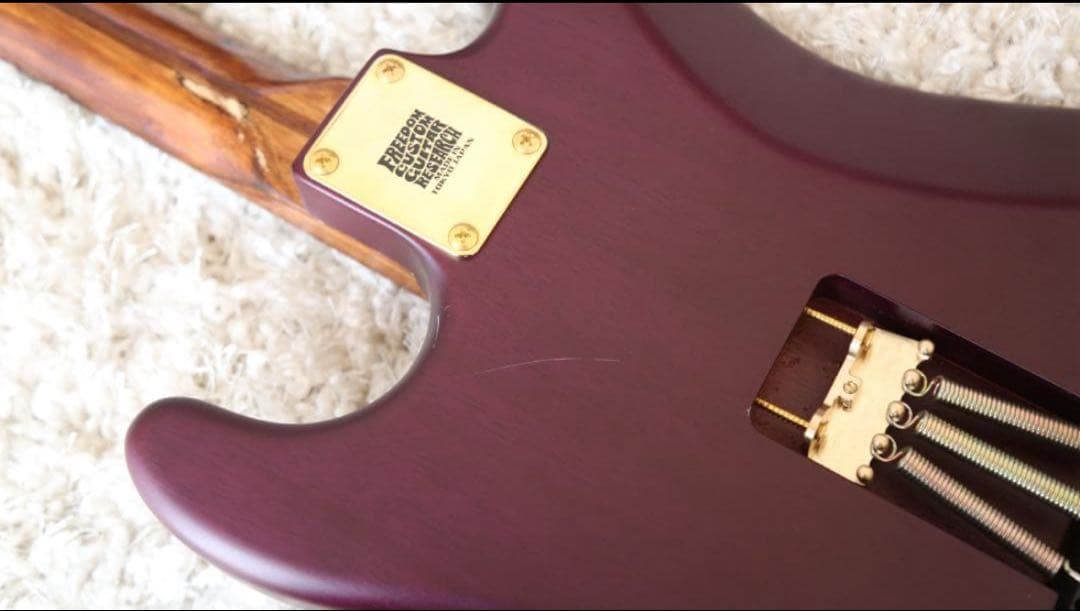 Warmoth パープルバースト　ストラト　Fender USA ネック