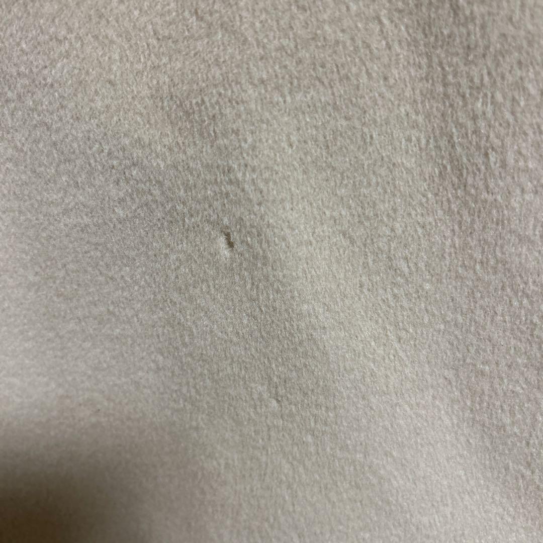 ベージュ ロングコート 前面ポケット付き
