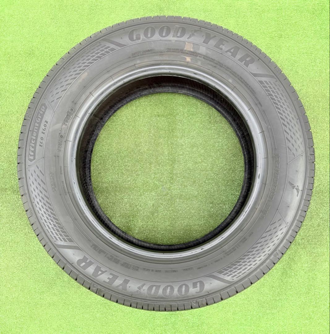 グッドイヤー エフィシェントグリップ．195/65R15．24年製．9分山．4本