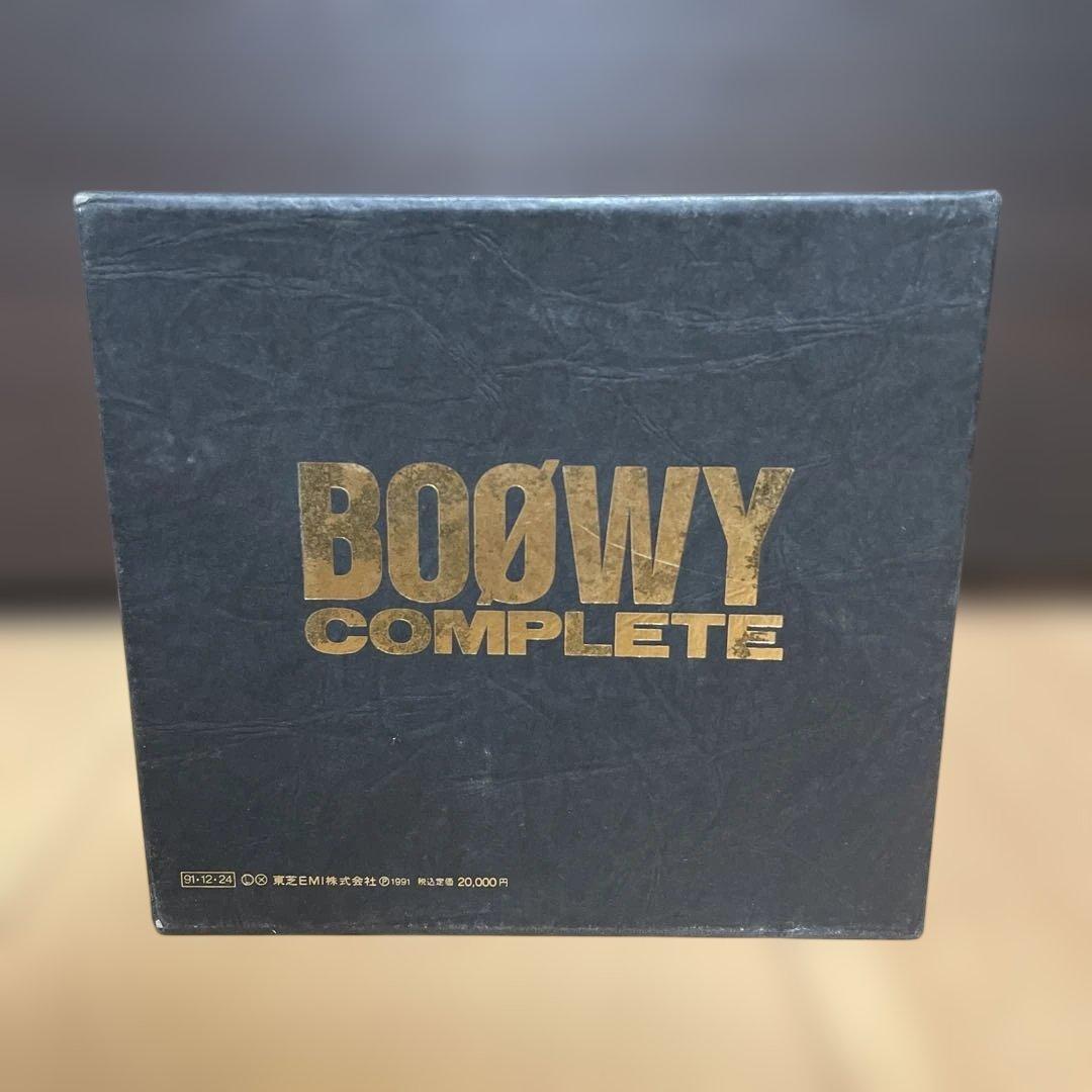 美品　初回限定版　BOOWY COMPLETE BOφWY　コンプリート