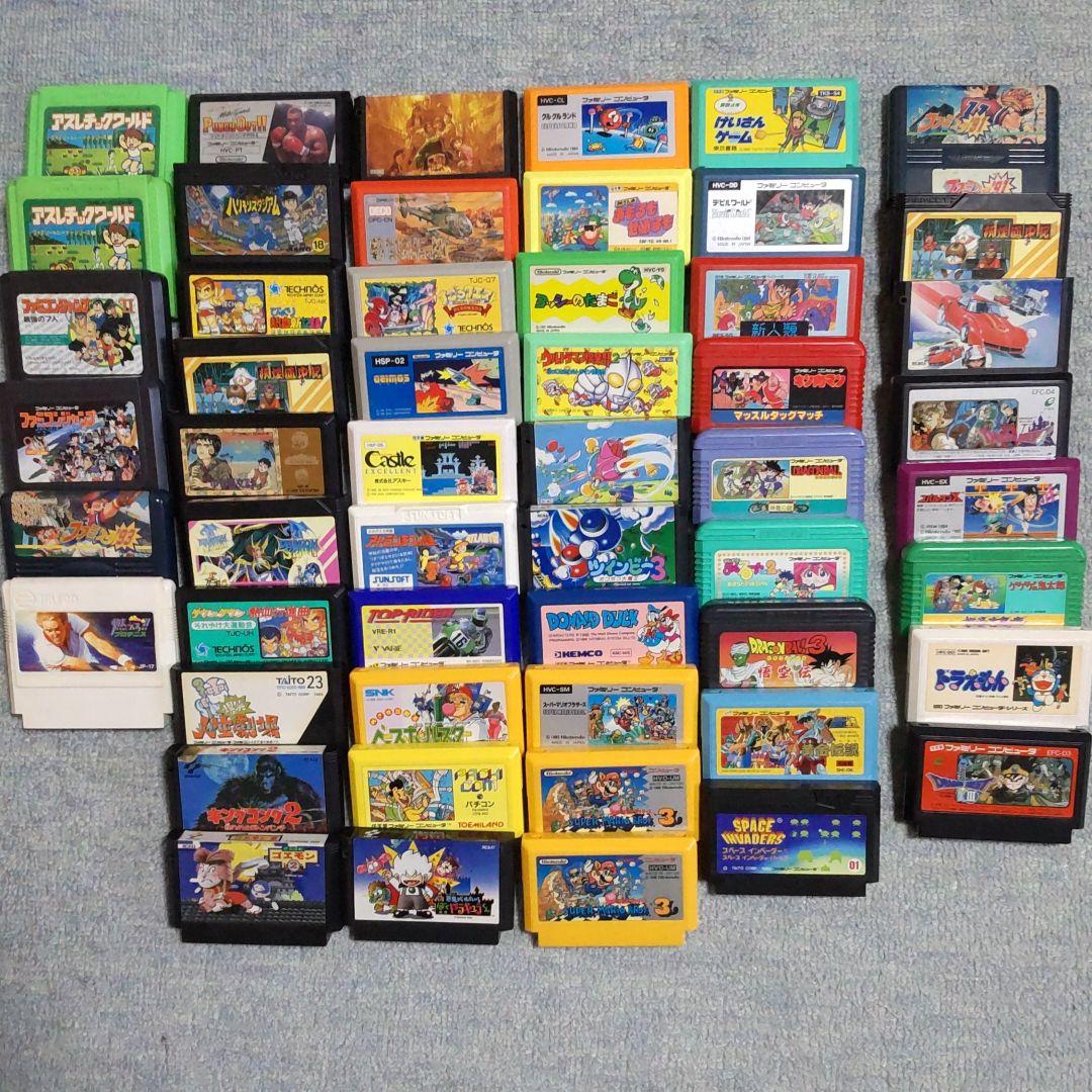 Nintendo ファミリーコンピュータとゲームソフト(ジャンク品)