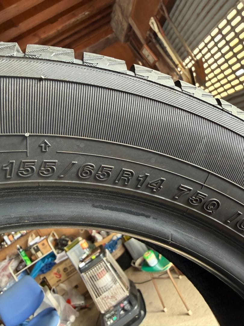 送料無料。ヨコハマiG70 155/65R14スタッドレス4本セット
