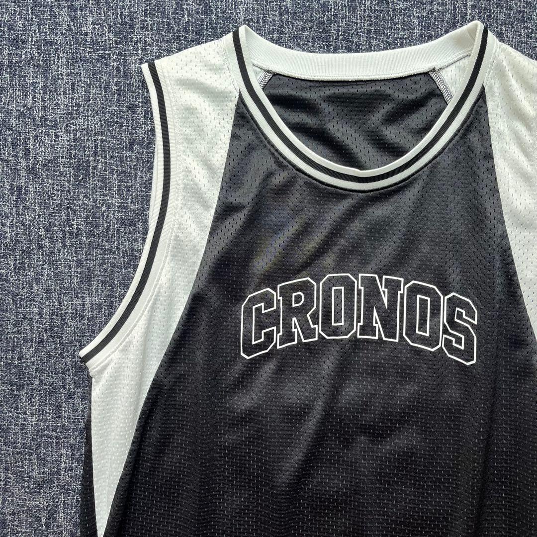 amyクロノスCRONOS メッシュタンクトップ ブラック・ホワイト