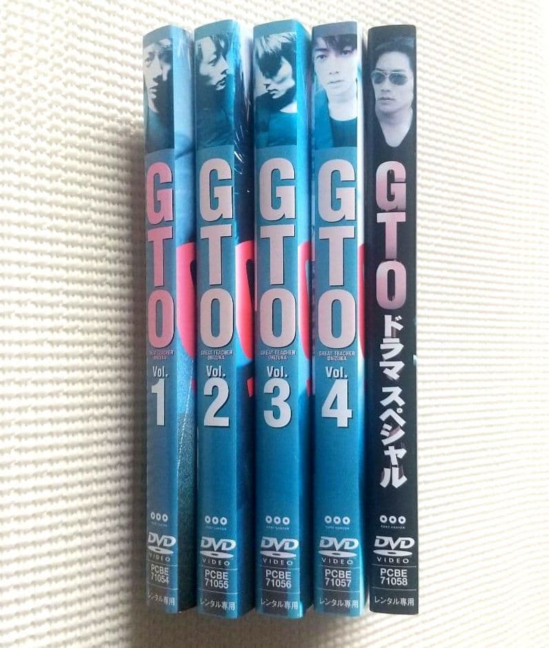 GTO 全4巻＋ドラマスペシャル 全5巻 レンタル落DVD 反町隆史 松嶋菜々子