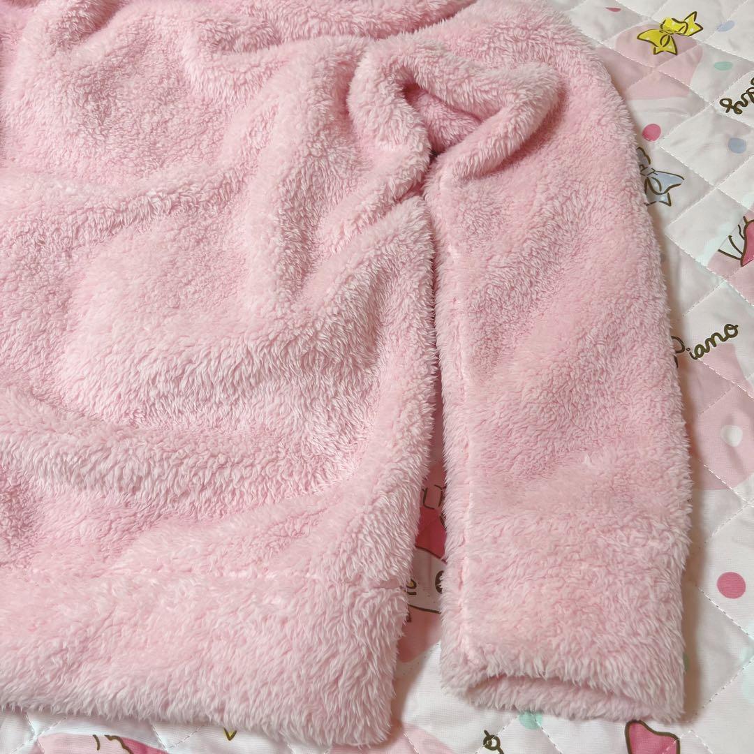 美品　激レア　エメフィール×マイメロコラボ　ルームウェア　モコモコパーカー　上着