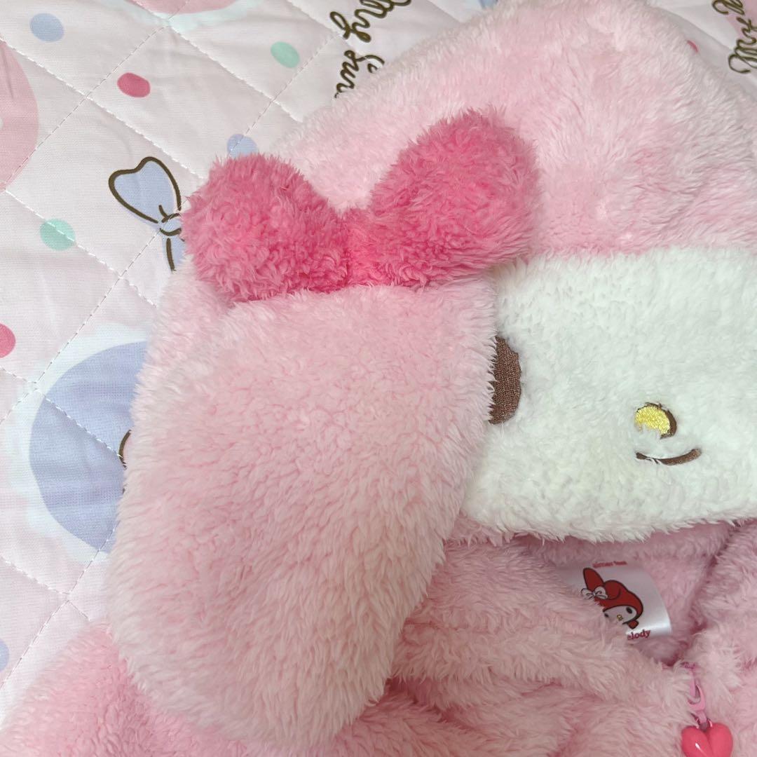 美品　激レア　エメフィール×マイメロコラボ　ルームウェア　モコモコパーカー　上着