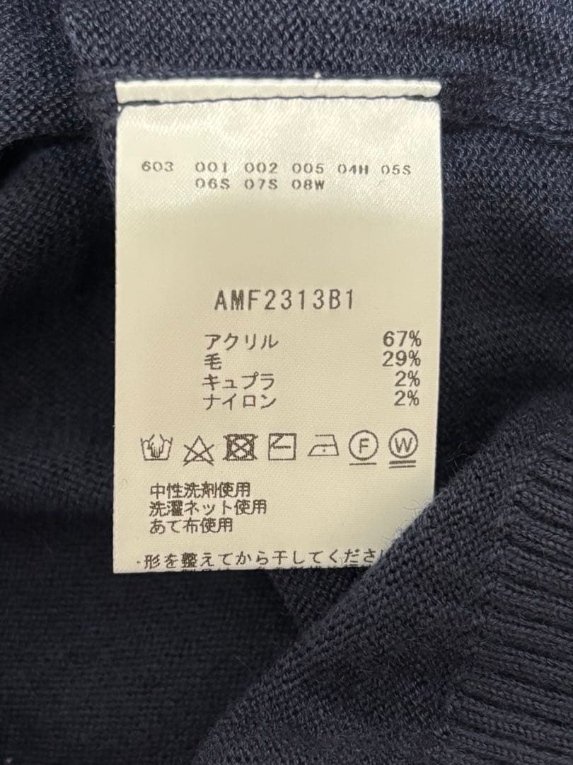 AND PER SE アンパスィ ウール混ニットセーターゴルフウェア メンズ