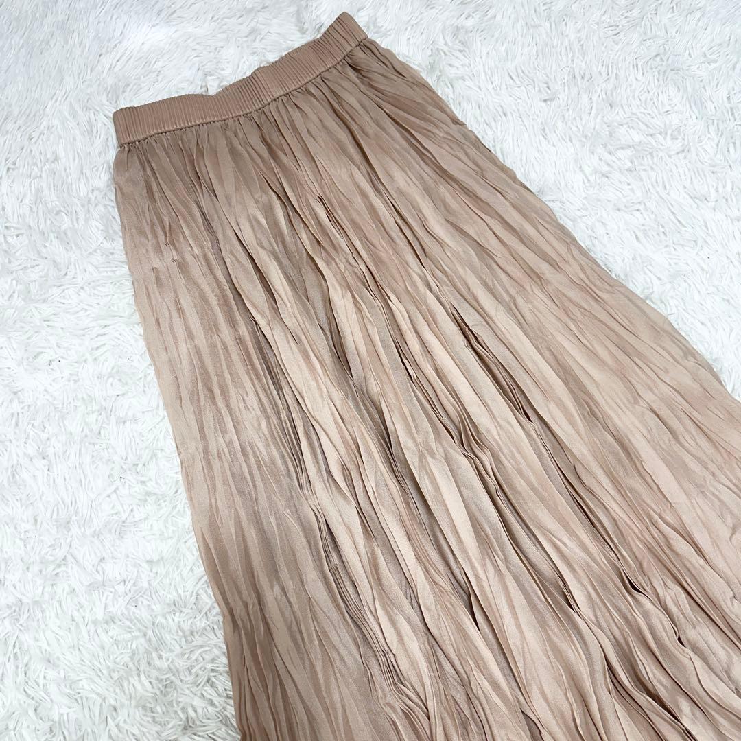 ✨美品✨LOULOU WILLOUGHBY オーガンジーツイストプリーツスカート