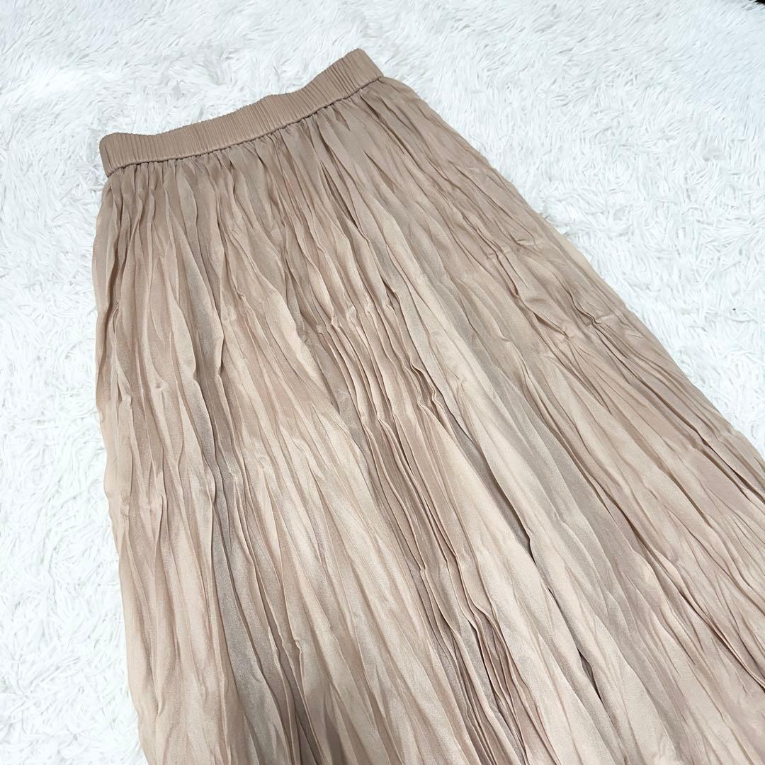 ✨美品✨LOULOU WILLOUGHBY オーガンジーツイストプリーツスカート