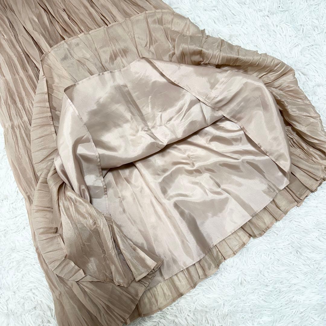 ✨美品✨LOULOU WILLOUGHBY オーガンジーツイストプリーツスカート