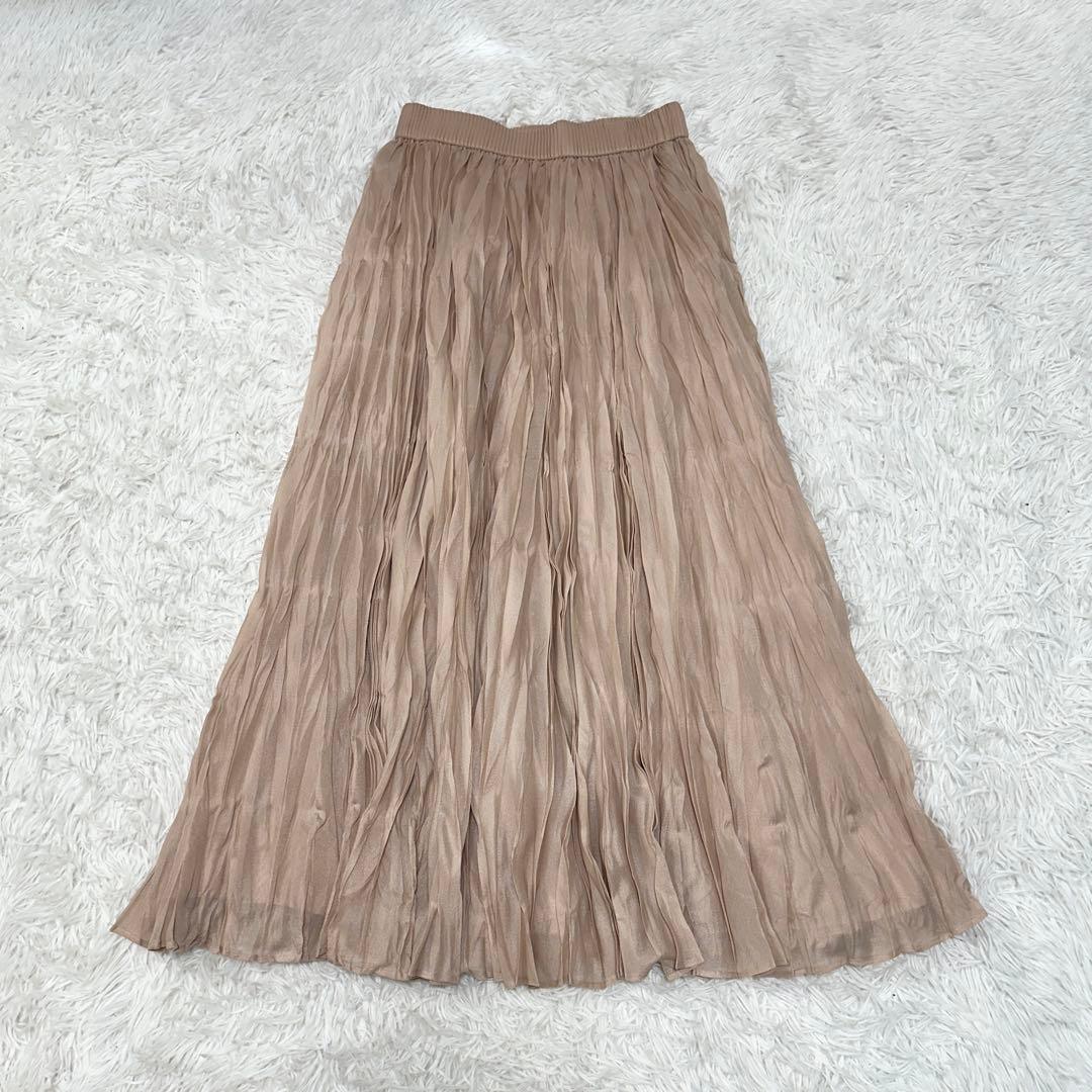 ✨美品✨LOULOU WILLOUGHBY オーガンジーツイストプリーツスカート