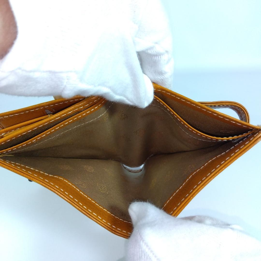 【未使用・廃盤品】 希少 ダコタ フィオラ 折り財布 マスタード Dakota