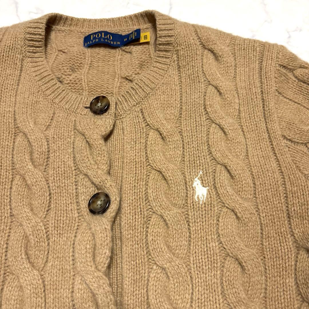 POLO Ralph Lauren カシミヤケーブルニットカーディガン