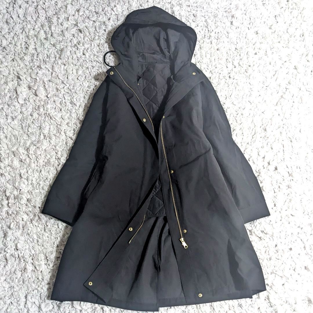 極美品！23区 撥水加工/洗える モッズコート ライナー付 マルチウェイアウター