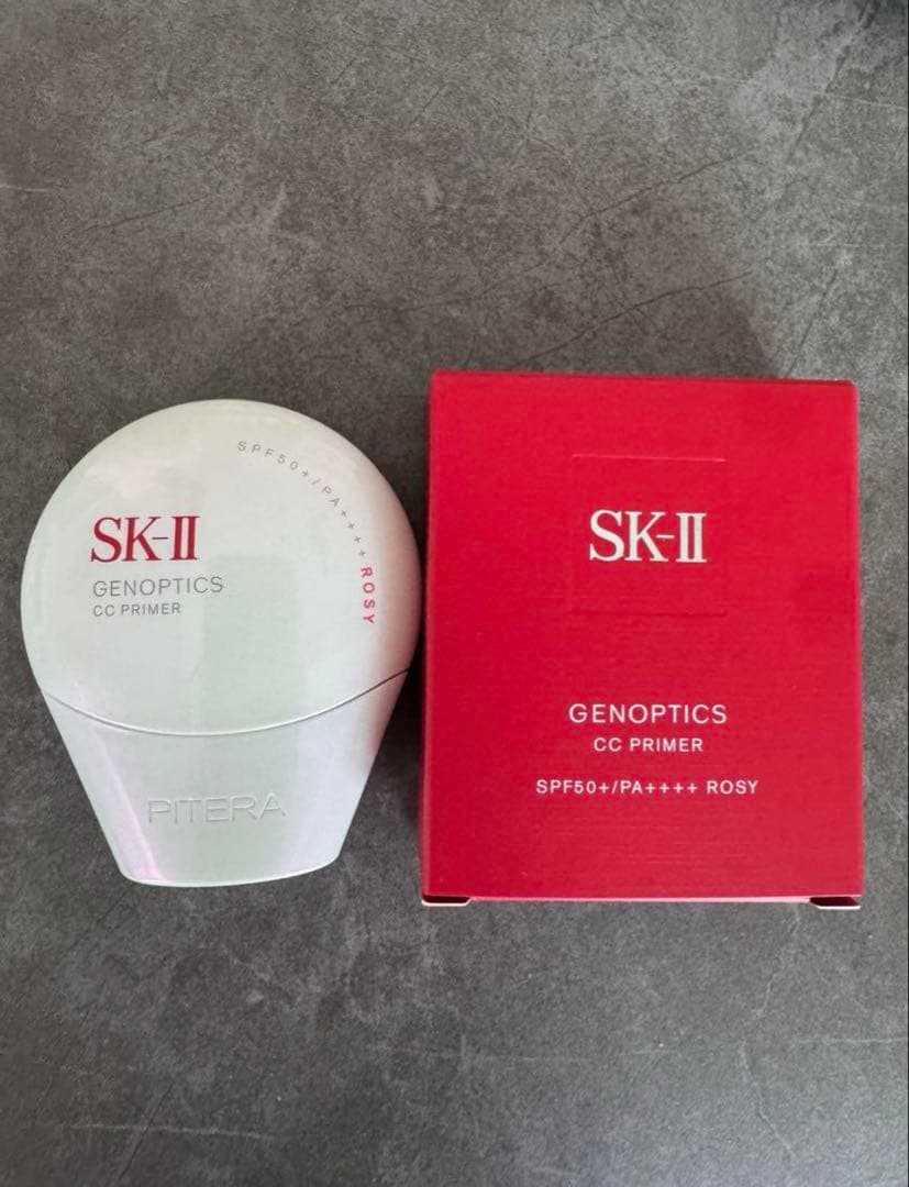 SK-II ジェノプティクス CC プライマー ロージーピンク 30g　新品
