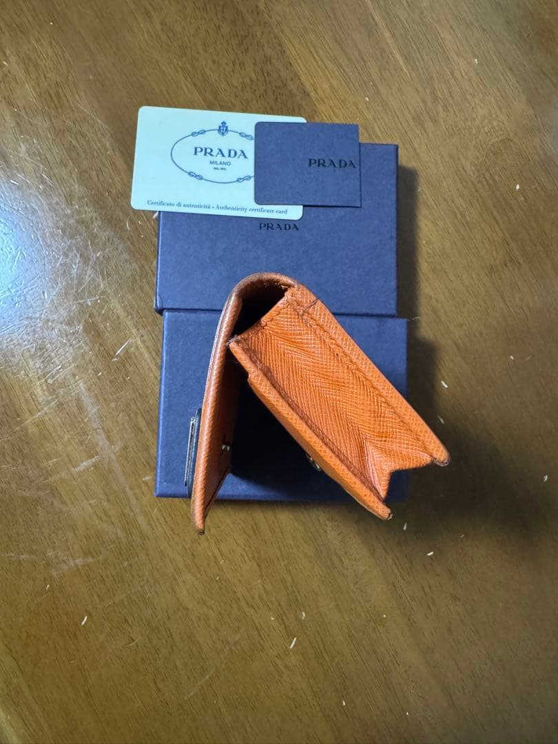 小物 PRADA SAFFIANO LEATHER CARDHOLDER