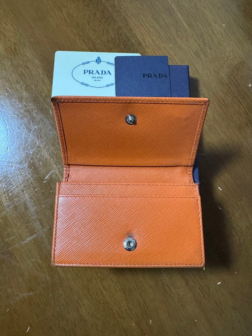 小物 PRADA SAFFIANO LEATHER CARDHOLDER