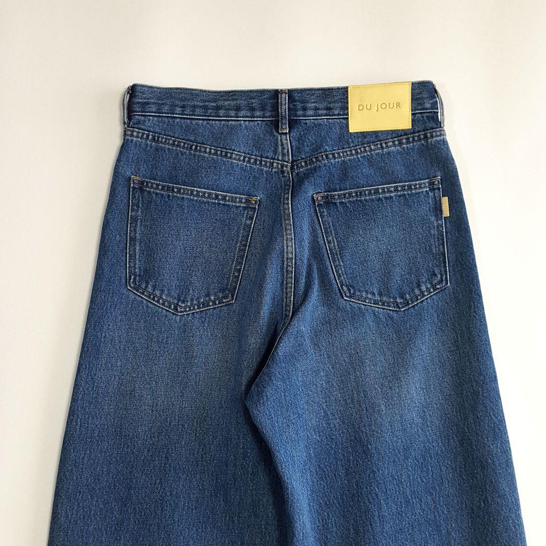 25年 ベーセーストック DU JOUR バレルバギー デニムパンツ サイズ38