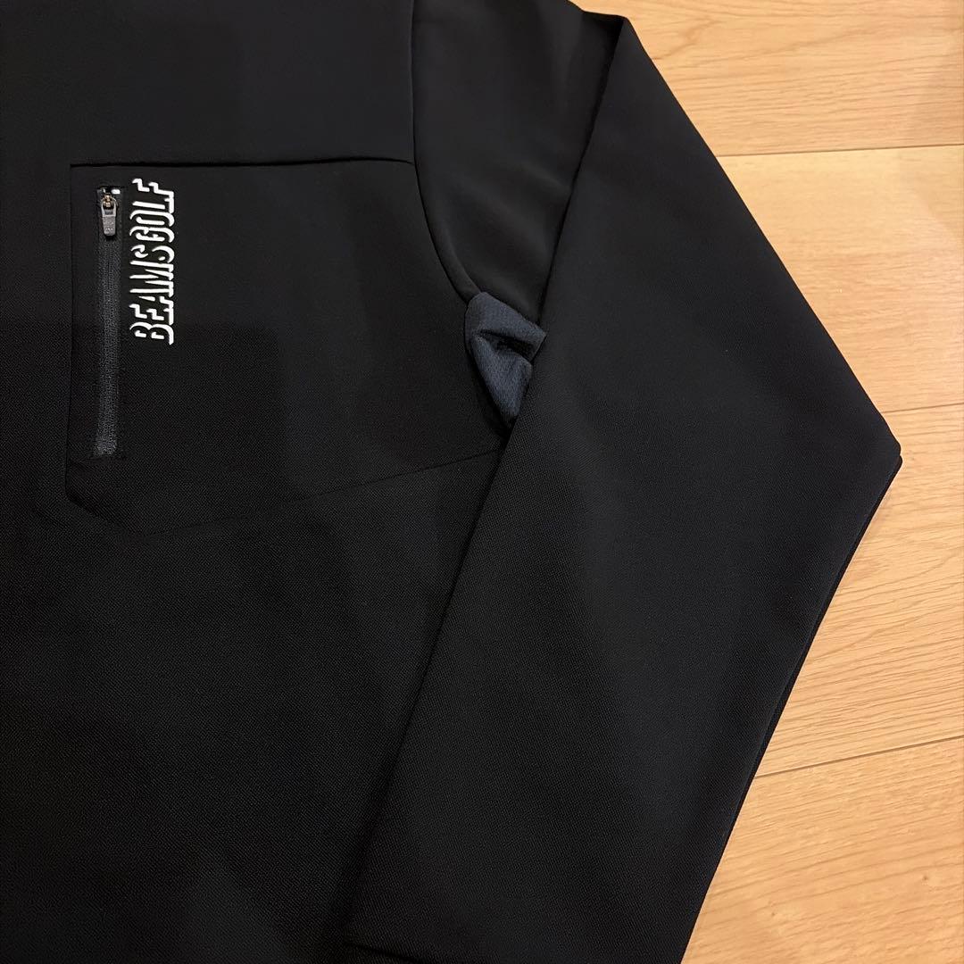 BEAMSGOLF ブラック長袖ゴルフシャツ