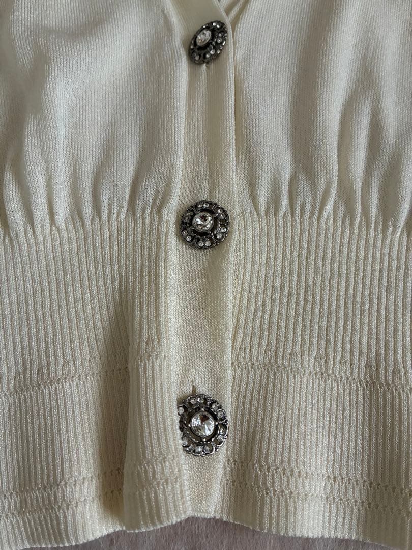 新品♡フォクシー　アイボリー　長袖カーディガン　タグ付き　38♡
