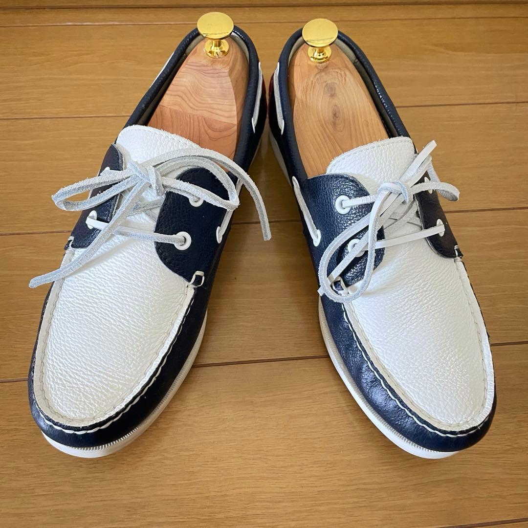 超美品 リーガル REGAL 55TR デッキシューズ レザー 25EE