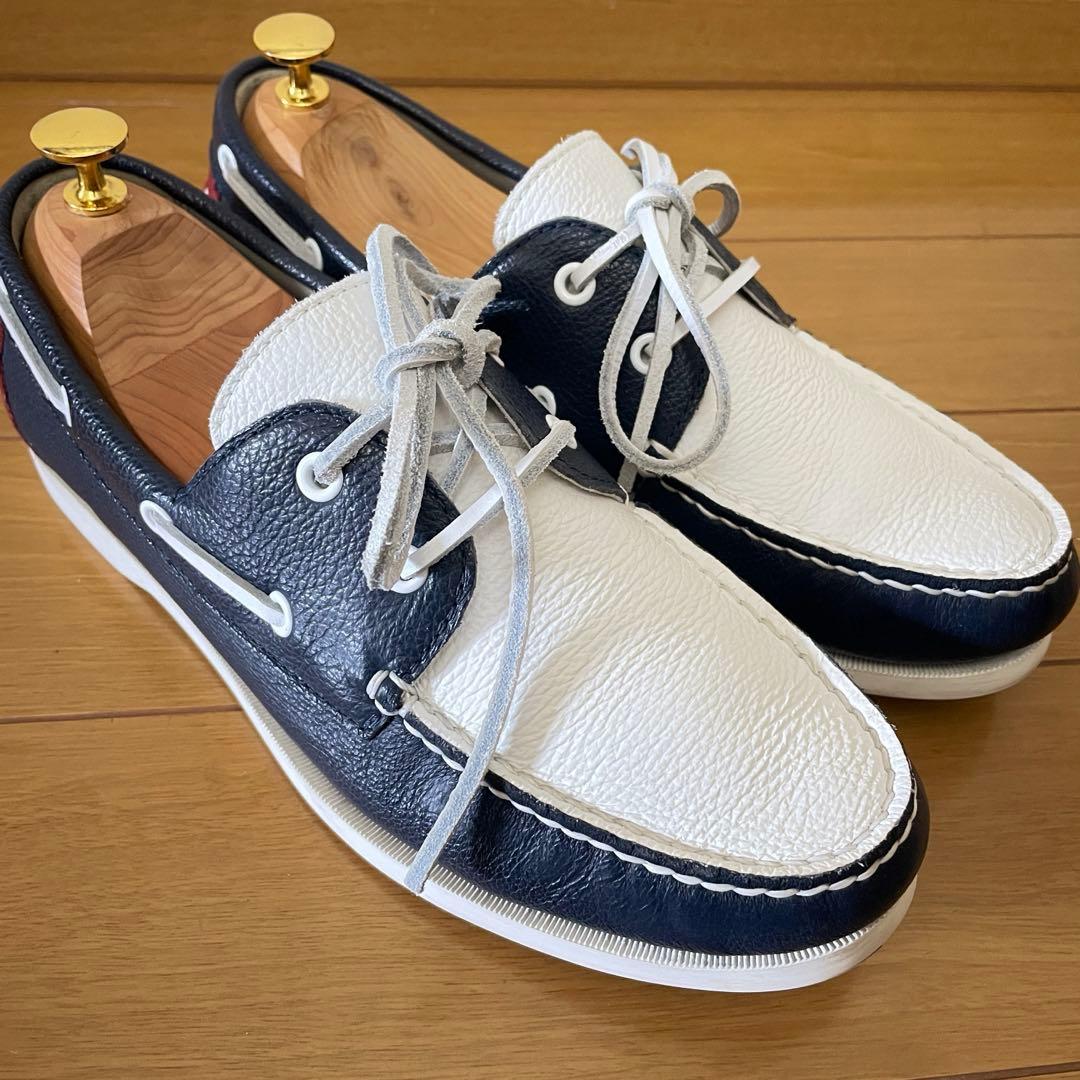 超美品 リーガル REGAL 55TR デッキシューズ レザー 25EE
