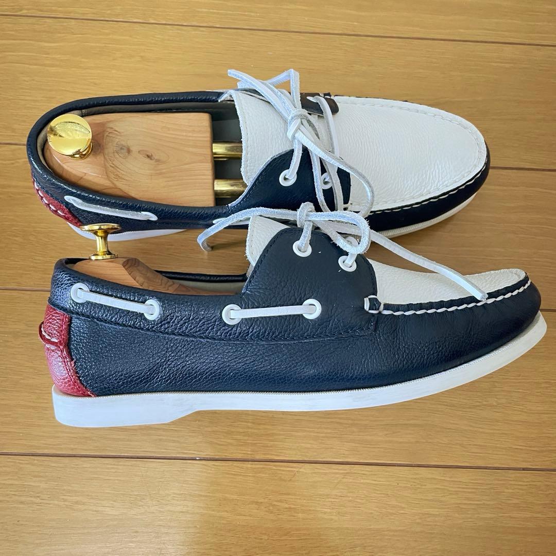 超美品 リーガル REGAL 55TR デッキシューズ レザー 25EE