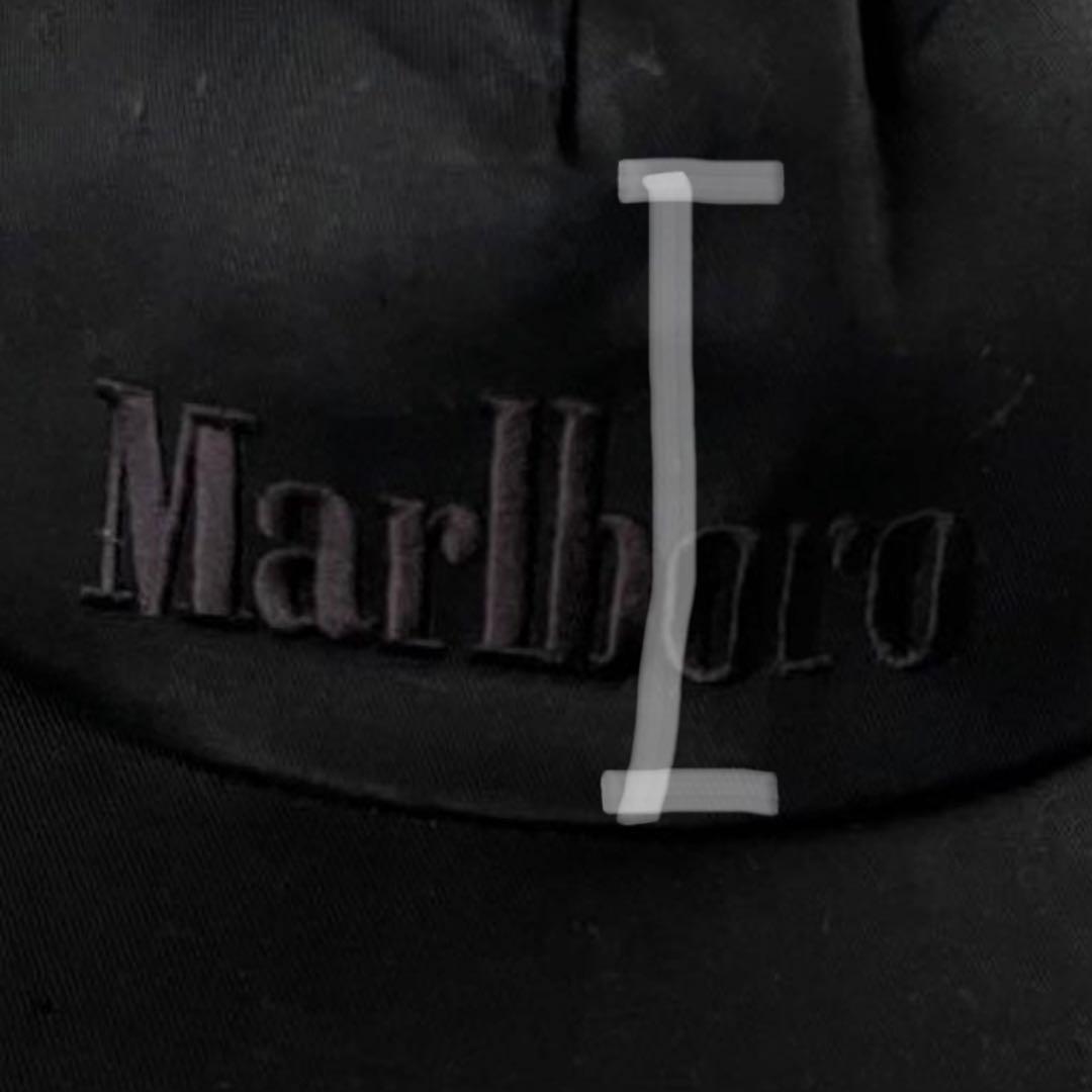 鬼シブ　ブート　90s marlboro 黒黒　刺繍　cap vintage
