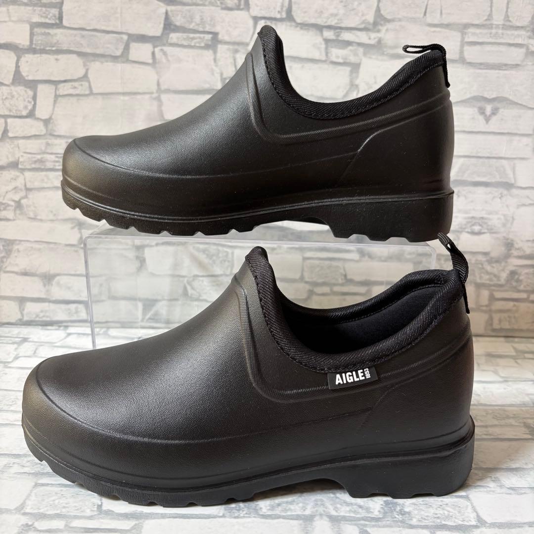 美品✨AIGLE エーグル タデンプラス２ クロッグ 黒 38 24cm